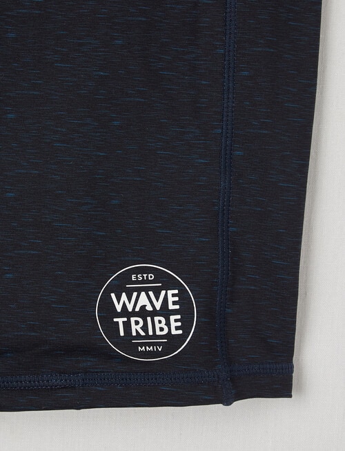 Wavetribe Rash Short, Navy Marle product photo View 02 L