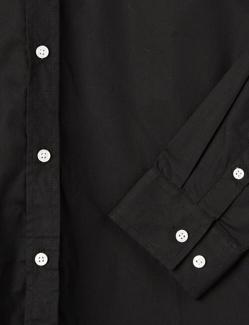 High Street Big Boys Long Sleeve Shirt, Black product photo View 02 L