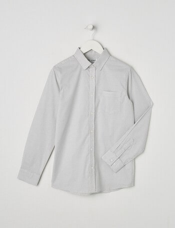 High Street Big Boys Long Sleeve Shirt Spot, Grey product photo