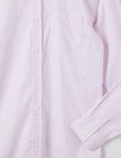 High Street Geo Long Sleeve Formal Shirt, Pink product photo View 02 S