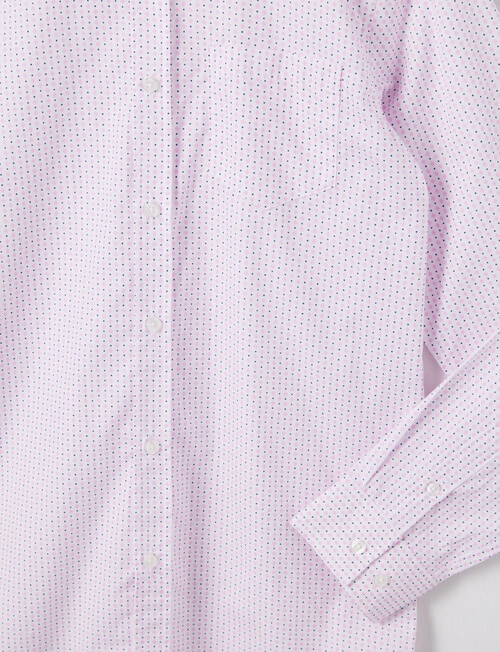 High Street Geo Long Sleeve Formal Shirt, Pink product photo View 02 L