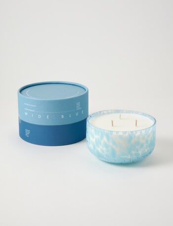 Home Fusion Atmosphere Wide Blue Candle product photo