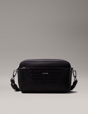 Calvin Klein Must Convertible Camera Bag, CK Black Croco product photo