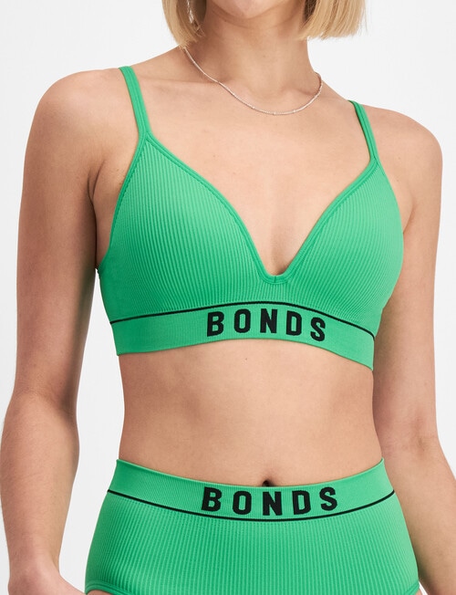 Bonds Retro Rib Wirefree Bra, Jardin, 8-22 product photo