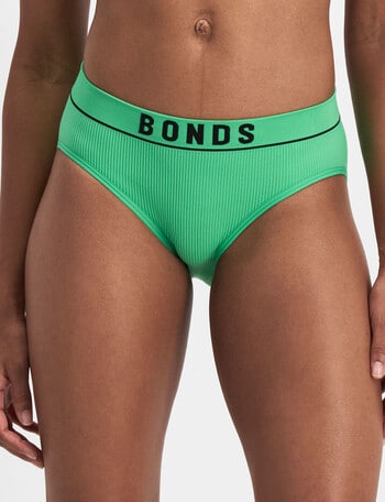 Bonds Retro Rib Bikini Brief, Jardin, 8-22 product photo