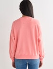 Denim Republic Heritage Sweatshirt, Candyfloss product photo View 02 S