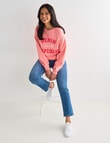 Denim Republic Heritage Sweatshirt, Candyfloss product photo View 03 S