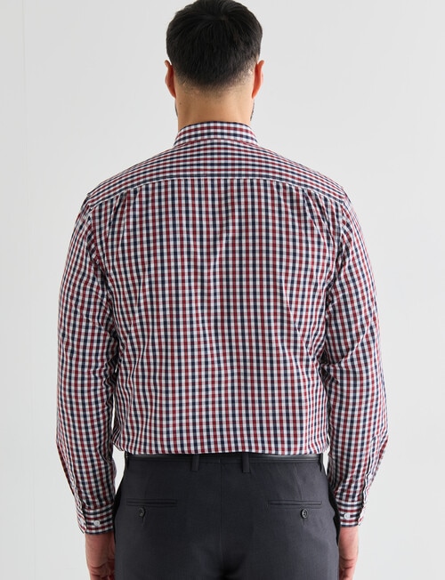 Chisel Vertex Check Long Sleeve Shirt, Red product photo View 02 L