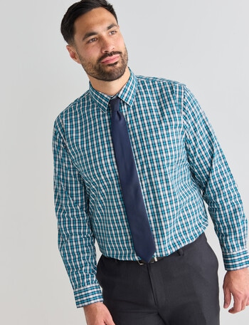 Chisel Trail Check Long Sleeve Shirt, Blue product photo