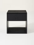 LUCA Devon Bedside Table, Black product photo View 03 S