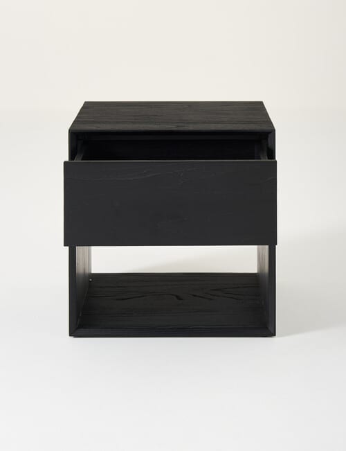 LUCA Devon Bedside Table, Black product photo View 04 L