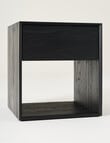 LUCA Devon Bedside Table, Black product photo View 06 S