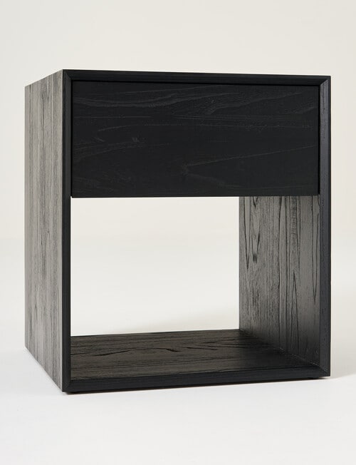 LUCA Devon Bedside Table, Black product photo View 06 L