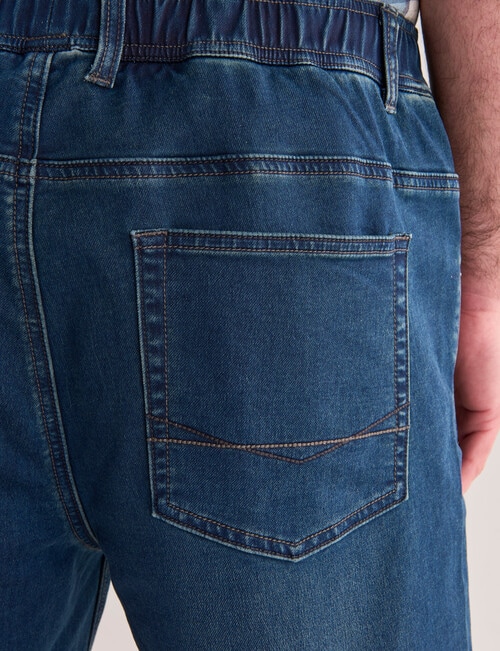 Chisel Knit Denim Short, Indigo product photo View 05 L