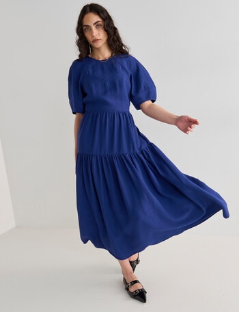 State of play Adrift Panelled Midi Dress, Royal Blue product photo