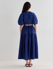 State of play Adrift Panelled Midi Dress, Royal Blue product photo View 02 S