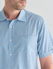 Chisel Mason Mini Short Sleeve Shirt, Teal product photo View 04 S