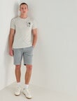 Tarnish Antonio Denim Shorts, Slate product photo View 03 S