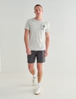 Tarnish Staple Shorts, Charcoal product photo View 03 S