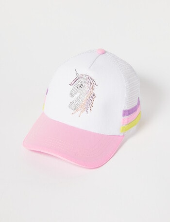 Mac & Ellie Sequin Unicorn Trucker Cap, product photo