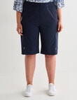 Studio Curve Fashion Short, Navy product photo