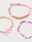 Mac & Ellie Princess Bracelet Set, Pink product photo View 02 S