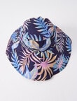 Zest Resort Printed Bucket Hat, Navy product photo View 03 S