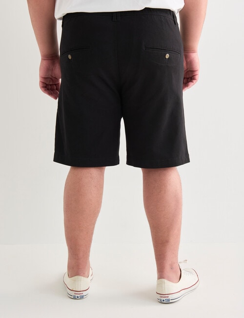 Tarnish King Size Antonio Denim Short, Washed Black product photo View 02 L