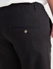 Tarnish King Size Antonio Denim Short, Washed Black product photo View 06 S