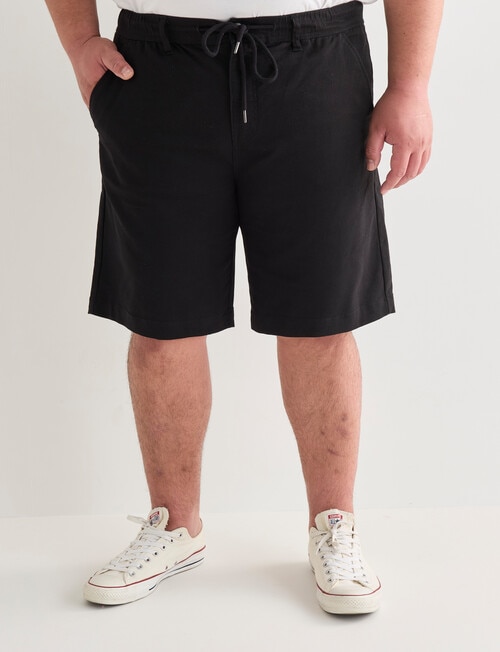 Tarnish King Size Antonio Denim Short, Washed Black product photo