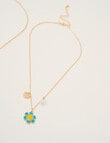 Mac & Ellie Bff Daisy 2- Pack Necklace Set, Yellow product photo View 06 S