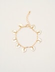 Mac & Ellie Hearts Charm Bracelet, Gold Tone product photo