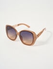 Whistle Accessories Filigree Sunglasses, Brown product photo