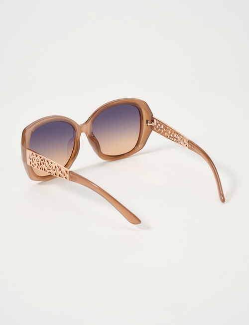 Whistle Accessories Filigree Sunglasses, Brown product photo View 02 L