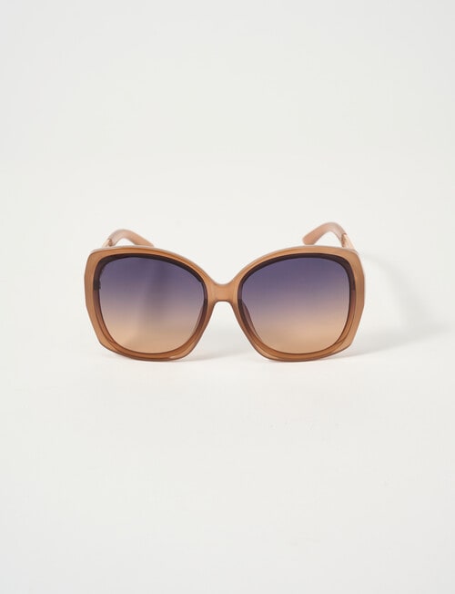 Whistle Accessories Filigree Sunglasses, Brown product photo View 03 L