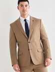 Laidlaw + Leeds Linen Blend Tailored Jacket, Mid Tan product photo