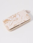 Boston + Bailey Lace Floral Printed Wallet, Taupe product photo View 04 S