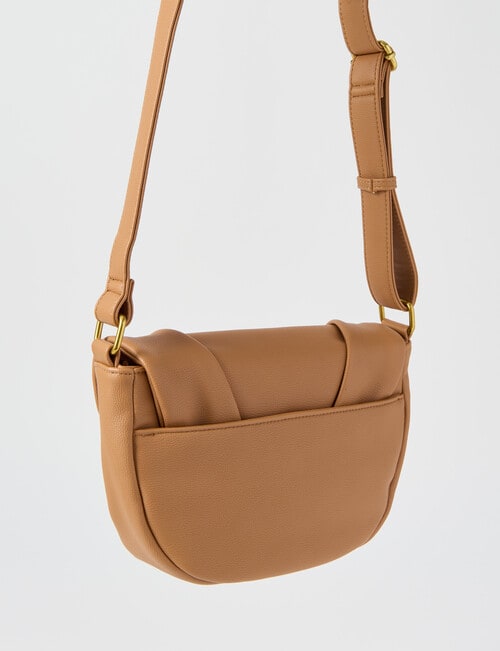 Boston + Bailey Rounded Crossbody bag, Light Tan product photo View 02 L