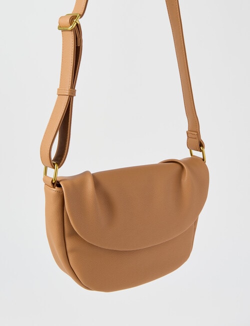 Boston + Bailey Rounded Crossbody bag, Light Tan product photo View 03 L