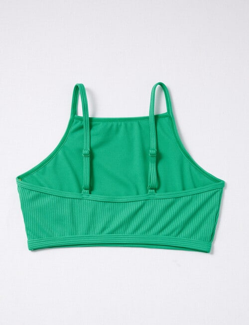 Wavetribe Harper Rib Bikini Swim Set, Green product photo View 02 L