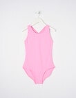 Wavetribe Harper One Piece Rib Swimsuit, Fondant Pink product photo