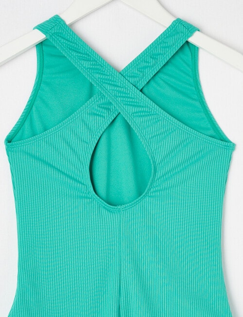 Wavetribe Harper 1 Piece Rib Swimsuit, Green product photo View 02 L