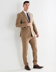 Laidlaw + Leeds Linen Blend Tailored Pant, Mid Tan product photo View 03 S