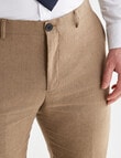 Laidlaw + Leeds Linen Blend Tailored Pant, Mid Tan product photo View 04 S