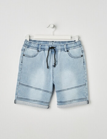 No Issue Panel Denim Short, Blue product photo