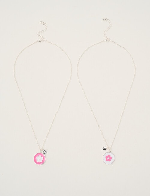 Switch Bff Daisy 2-Pack Necklace, Pink & White product photo