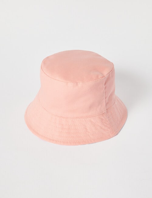 Mac & Ellie Bold Floral Printed Reversible Bucket Hat, Pink product photo View 04 L