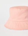 Mac & Ellie Bold Floral Printed Reversible Bucket Hat, Pink product photo View 05 S