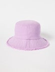 Mac & Ellie Bucket Hat, Washed Lavender product photo View 03 S