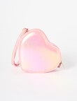 Mac & Ellie Heart Sequin Cross Body Bag, Fondant Pink product photo View 02 S